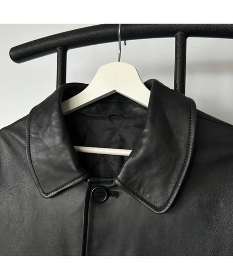 Vintage Leather Car Coat
