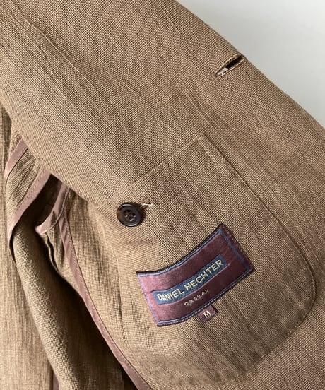 DANIEL HECHTER cotton linen jacket M