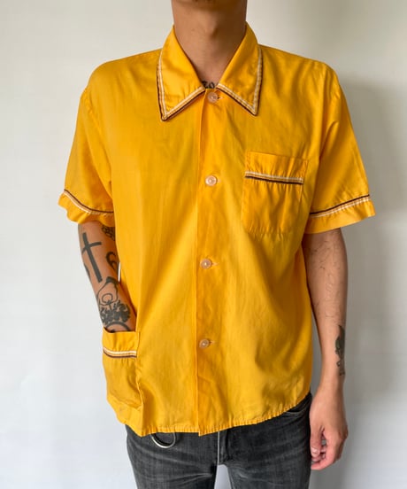 70-80s studio for man Line R/C s/s shirt 48