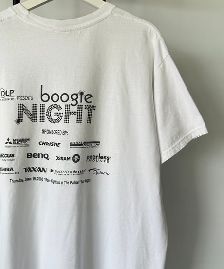00s KOOL&THE GANG "boogie NIGHT" s/s tee