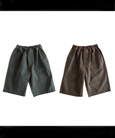 COMFORTABLE REASON "Botanical Wax Aging Shorts"