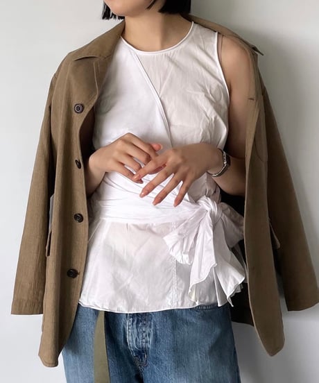 DANIEL HECHTER cotton linen jacket M