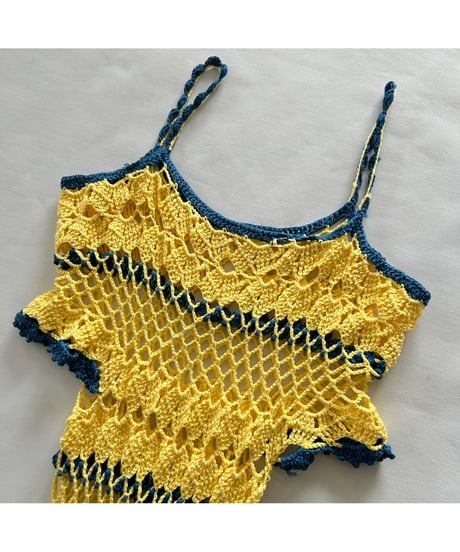 Hand knit camisole dress