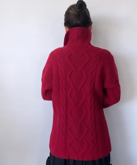 80-90s EUROPE aran knit