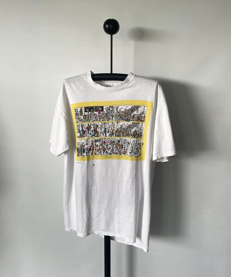 90s B.Johnson "School Daze" s/s tee L