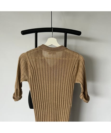 Summer knit polo