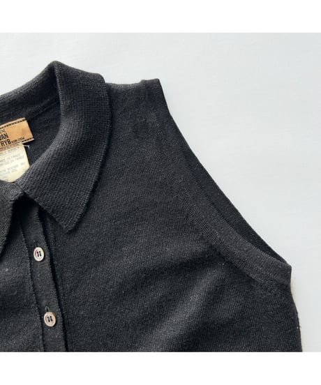 Sleeveless Knit Polo