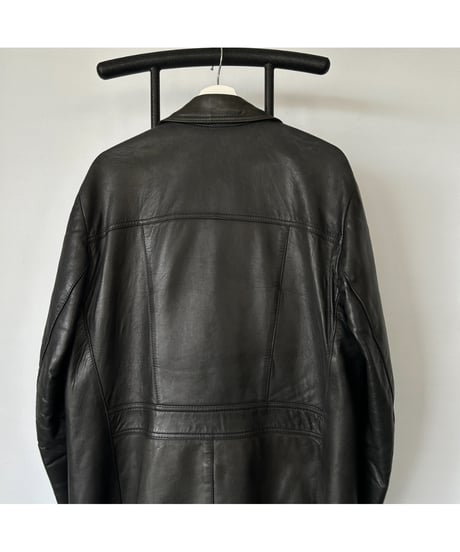 Fourman Leather Car Coat