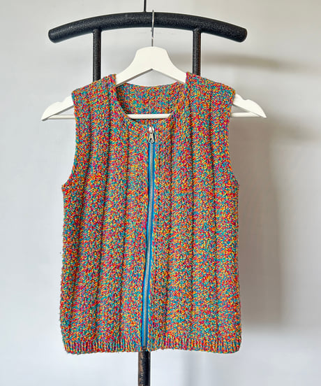 Euro Vintage Hand Knit Vest