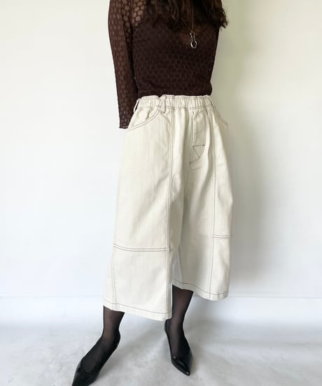 COMFORTABLE REASON "Denim Buggy Shorts"