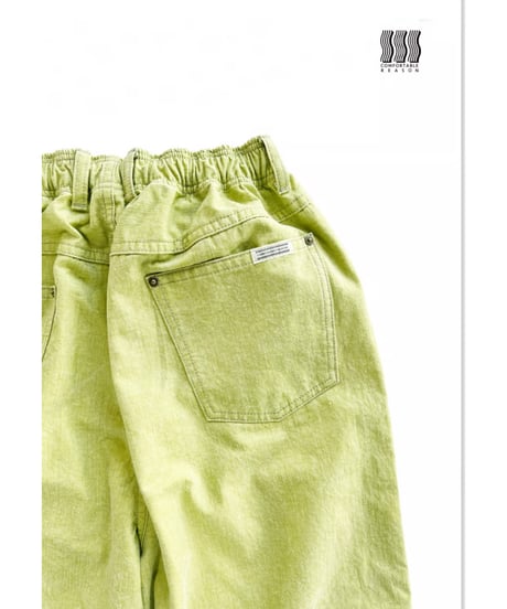 COMFORTABLE REASON Double Knee Pigment Pant