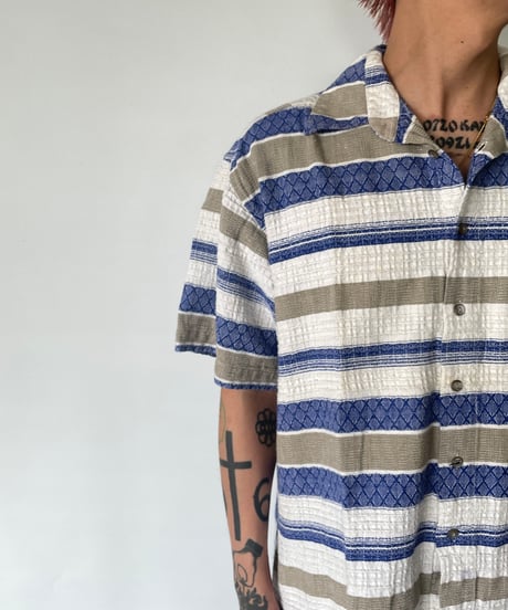 europevintage Border R/C s/s shirt