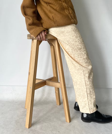 70s~80s Pajama pants (Flower pattern）