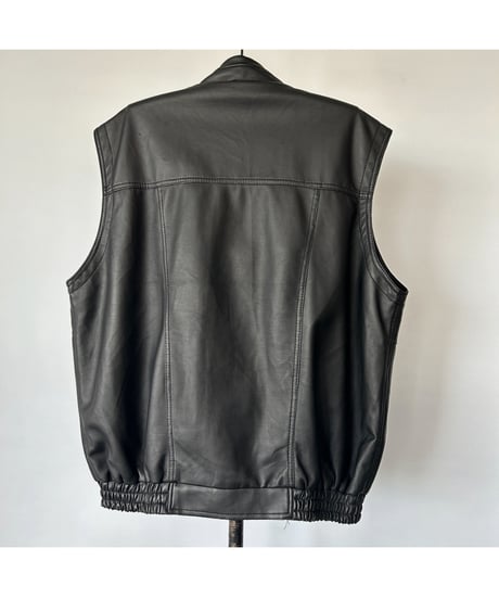 90s Leather Vest