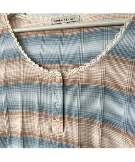 Henley neck ruffle tops