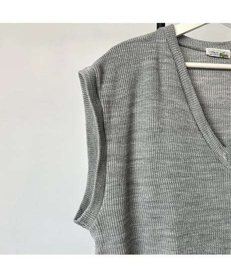 70s LACOSTE V-neck Vest