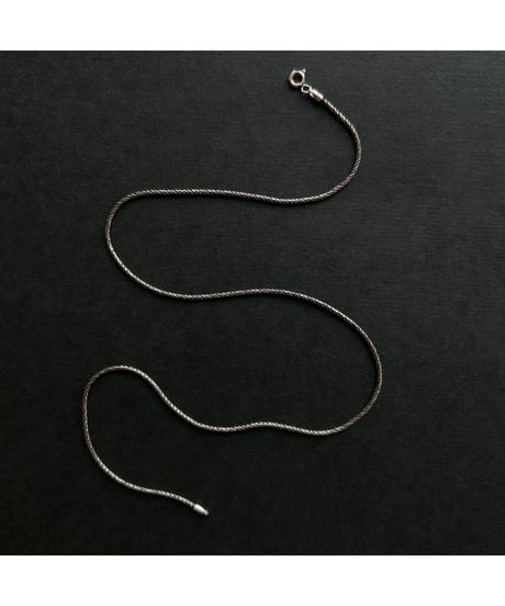DEAD STOCK Italy 925 tiny chain necklace Rope 16