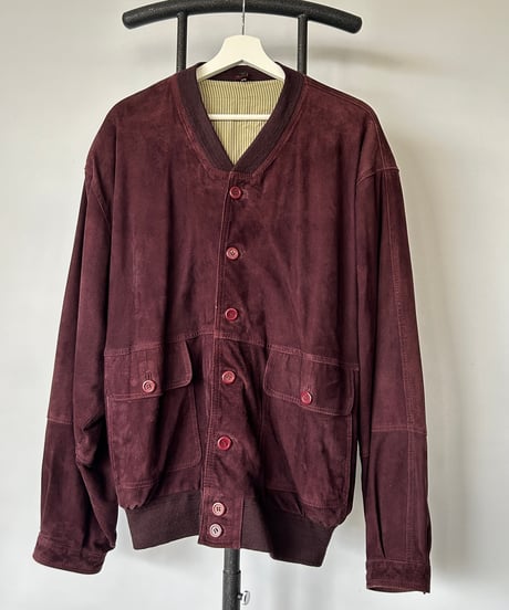 80s  europe Suede Blouson