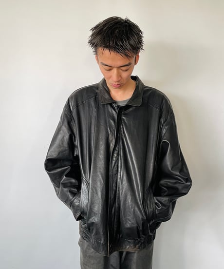 Black Fade Leather jacket