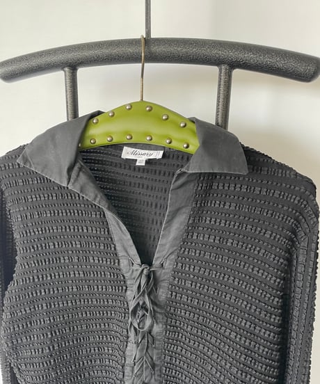 MADE IN FRANCE lace up shirts