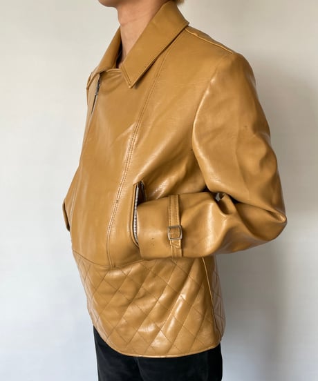 70s Camel Leather Jacket