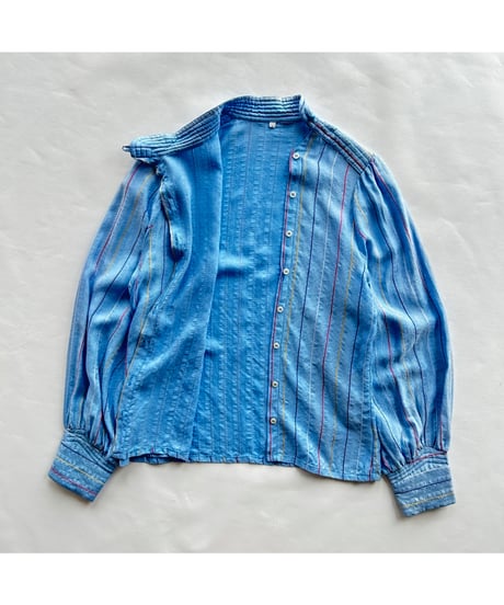 Europe vintage silk design blouse
