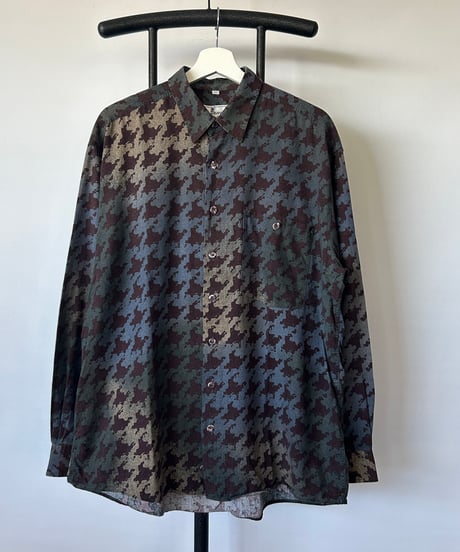 Houndstooth L/S shirt