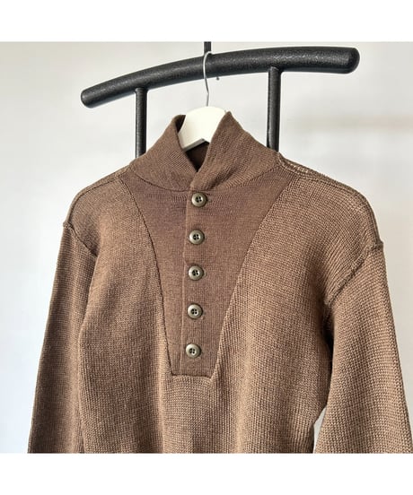 80s US ARMY HENLEYNECK Knit