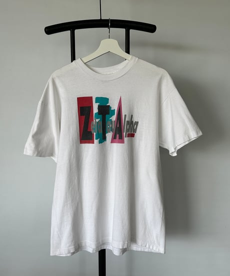 90s  "ZetaTauAlpha" s/s tee L