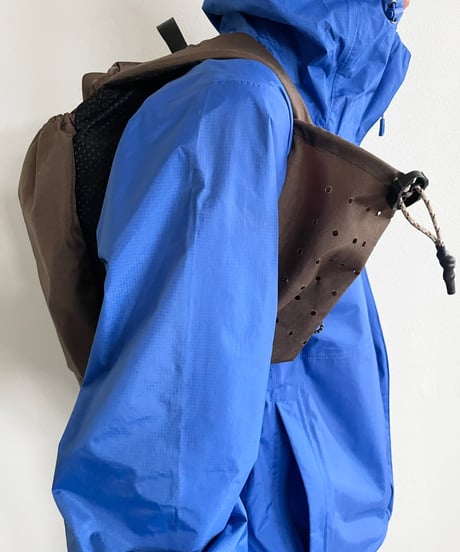 if space "City Hike Pack brown waterproof nylon fabric"