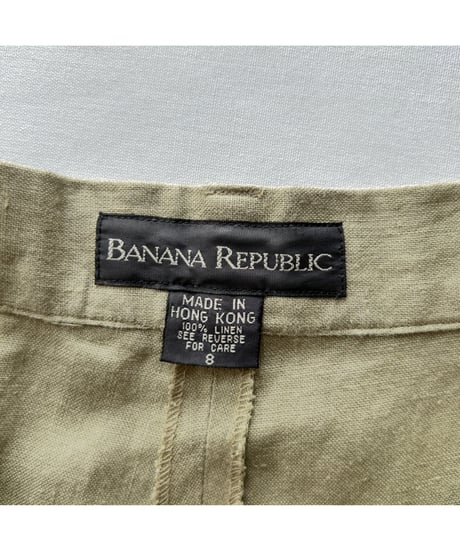 BANANA REPUBLIC LINEN Two-tuck Pants