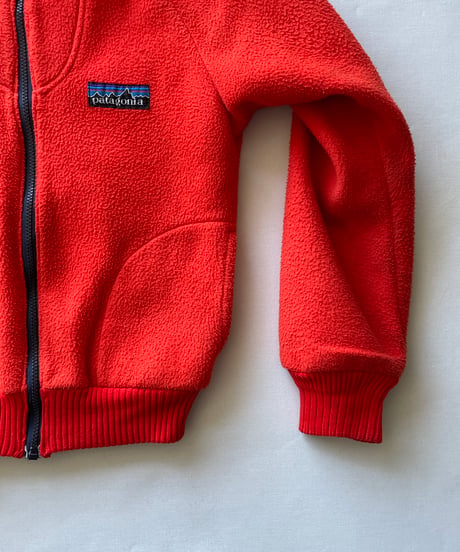 80s patagonia fleece / orange