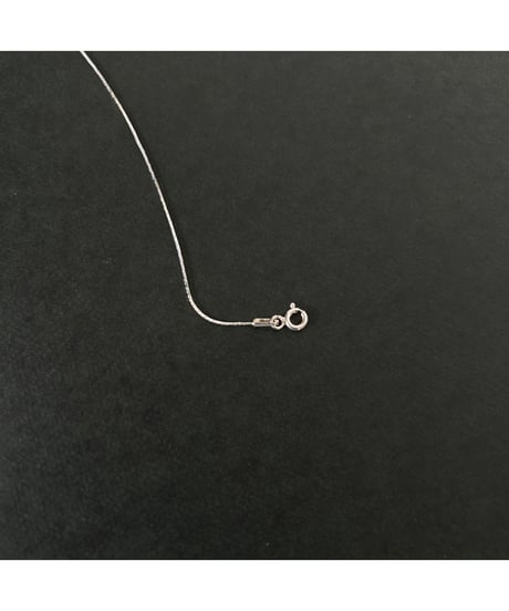 DEAD STOCK Vintage Silver925 tiny chain necklace Venetian ①