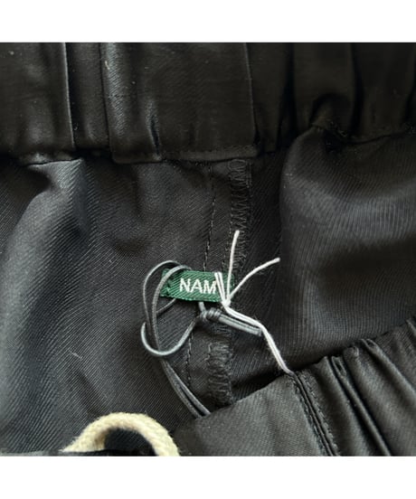 NAM "BELLOWS PANTS GEL STUDS" BLACK