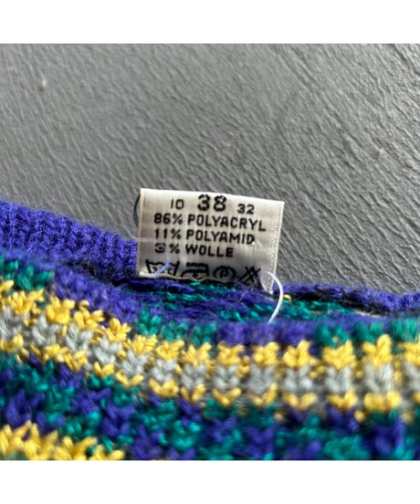 Europe Vintage Boat neck Sweater