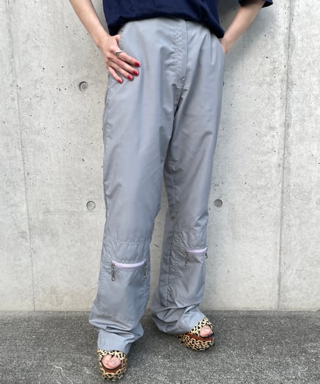 MADE IN FRANCE nylon pants T1