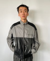 80s Two-tone Leather jacket