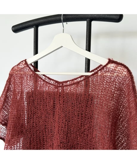Net knit tops