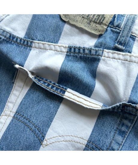 Levi's silverTab Stripe Denim Shorts