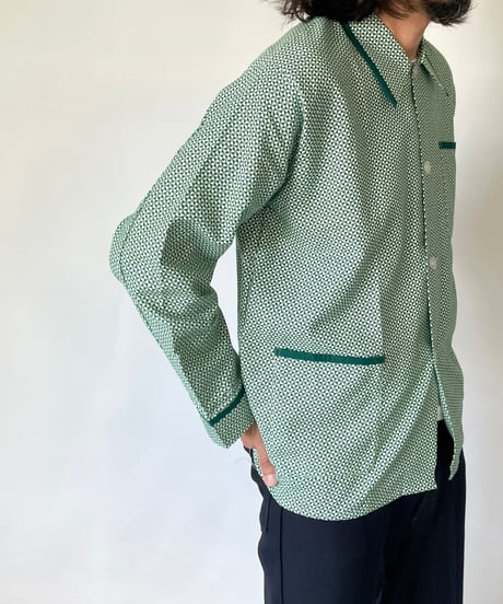 DEAD STOCK 70s pajamas shirt
