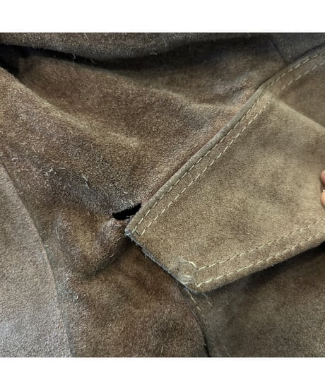 70-80s Vintage Pig leather suede Jacket