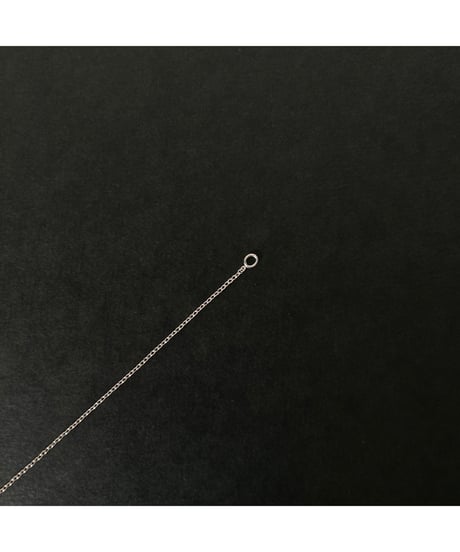 DEAD STOCK Vintage Italy 925 tiny chain necklace Azuki ⑤