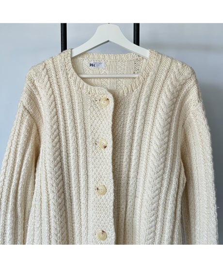 Vintage Cable Knit Cardigan