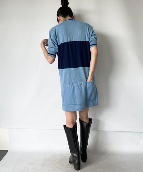 europe vintage knit cycle jacket