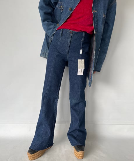 Dead Stock High Rise Flare Denim Pants