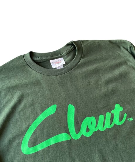Sunday kanday × Clout L/S tee GRN