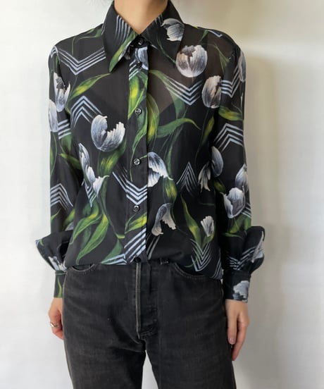Euro Vintage See-through Shirt
