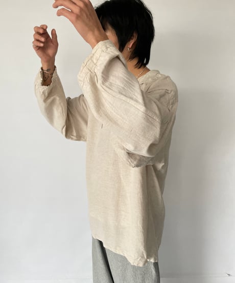 80-90s Vintage Lace up Shirt