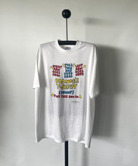 DEAD STOCK 90s "BLONDE'S"  s/s tee XL