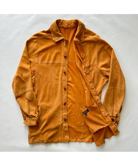 80s Vintage GOAT SUEDE LEATHER Shirt